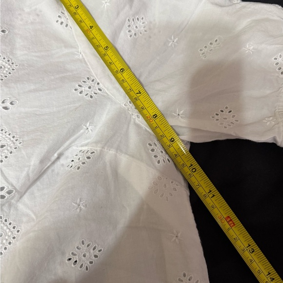 Gap Puff Sleeve Eyelet Blouse - Picture 16 of 16